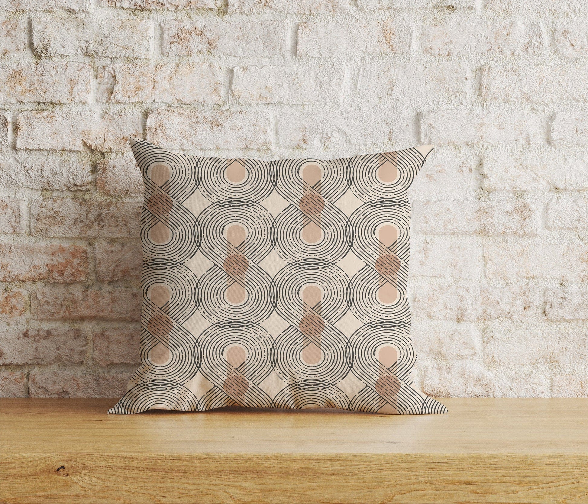 Onay Home Textile 9 / 12 x 12 inch (30 x 30 cm) Double Side Abstract Boho Cushion Cover Drawn Boho Geometric Pillowcase