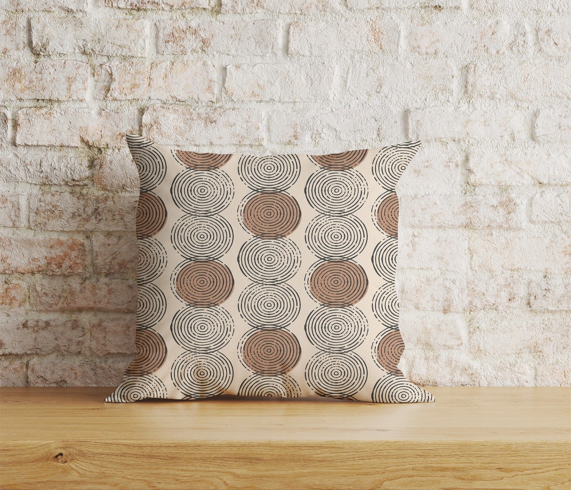 Onay Home Textile 6 / 12 x 12 inch (30 x 30 cm) Double Side Abstract Boho Cushion Cover Drawn Boho Geometric Pillowcase