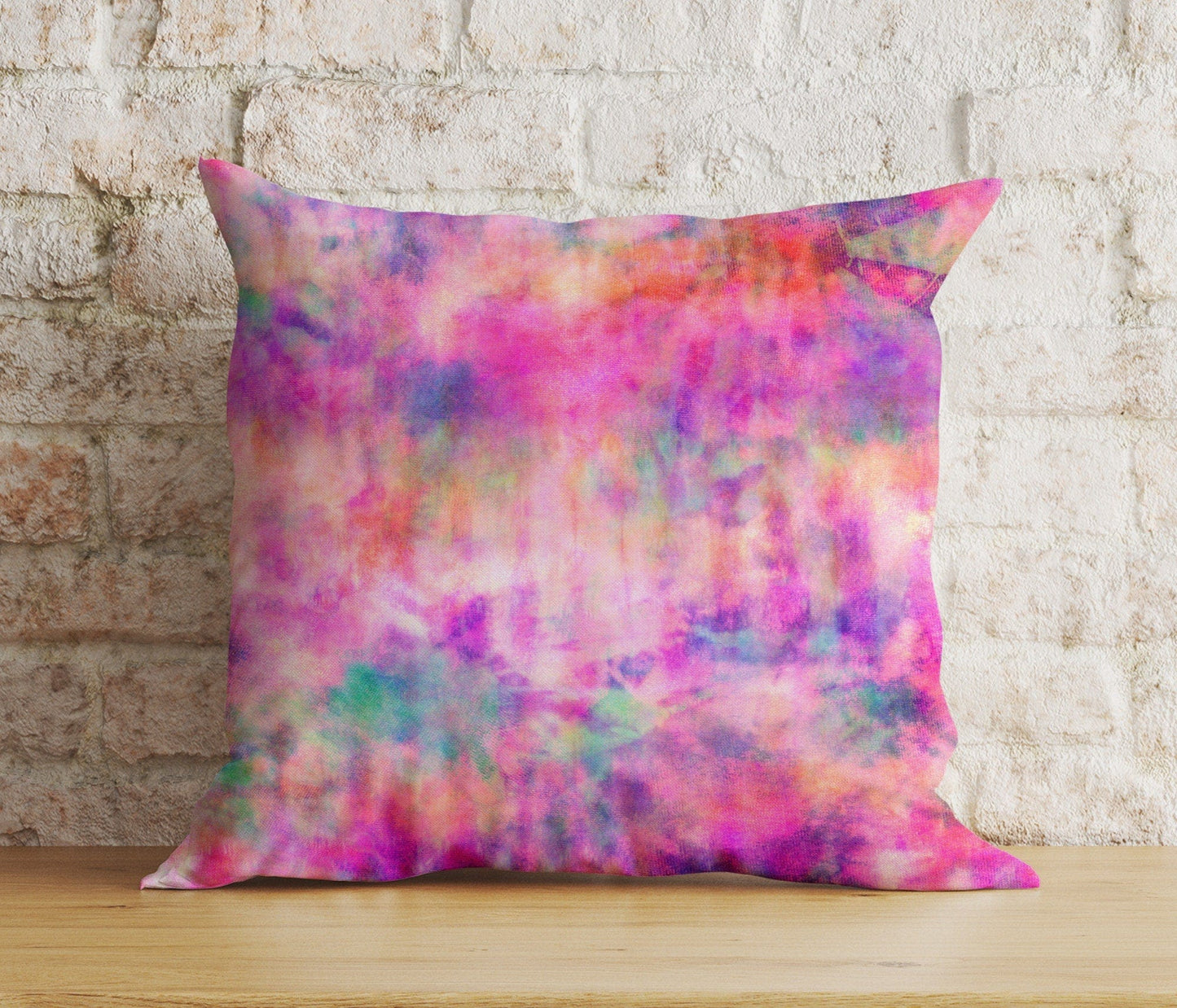 Onay 7 / 12 x 12 inch (30 x 30 cm) Double Side Abstract Boho Fuchsia Modern Cushion Covers