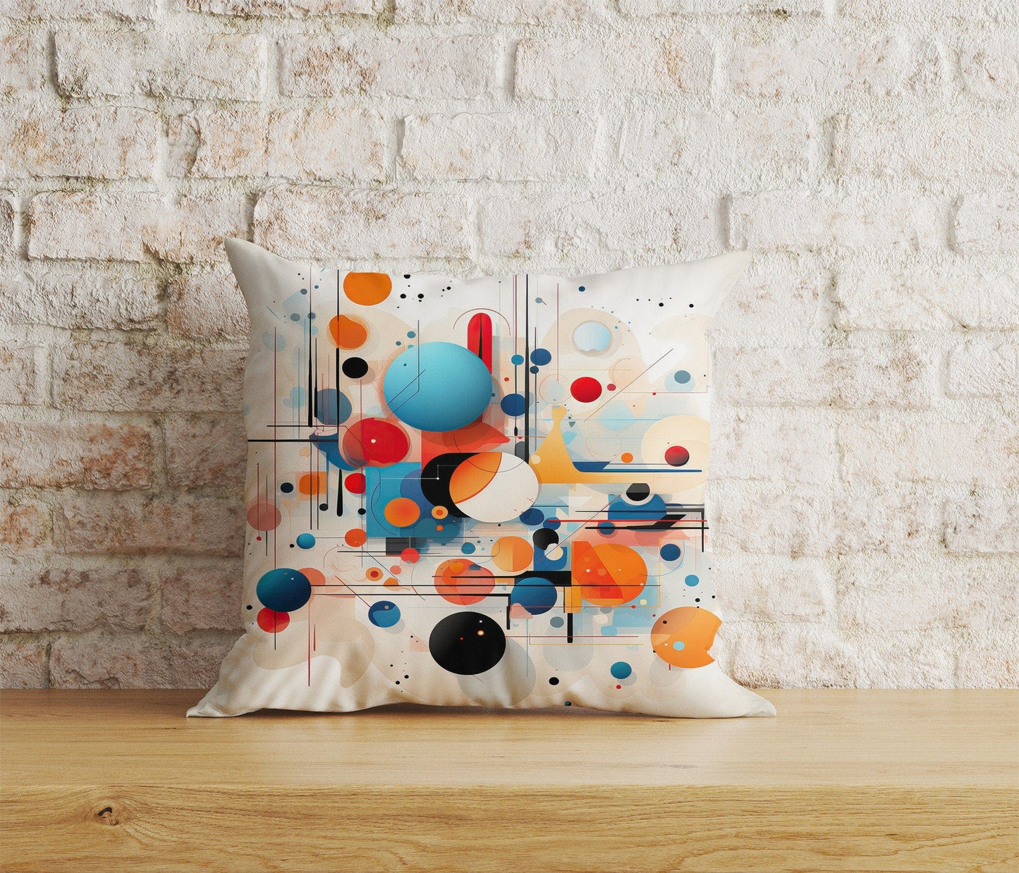 Onay Home Textile 9 / 12 x 12 inch (30 x 30 cm) Double Side Abstract Colorful Cushion Cover Bedroom Pillow Cover