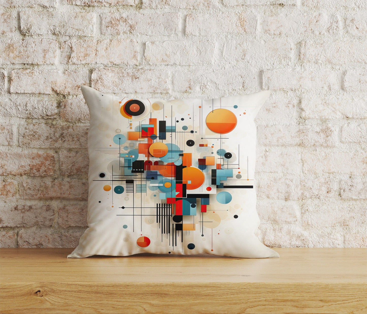 Onay Home Textile 8 / 12 x 12 inch (30 x 30 cm) Double Side Abstract Colorful Cushion Cover Bedroom Pillow Cover