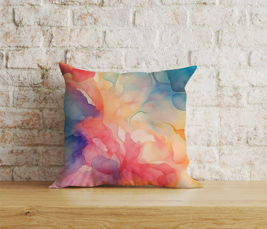 Onay Home Textile 1 / 12 x 12 inch (30 x 30 cm) Double Side Abstract Colorful Cushion Cover Living Room Pillow Cover