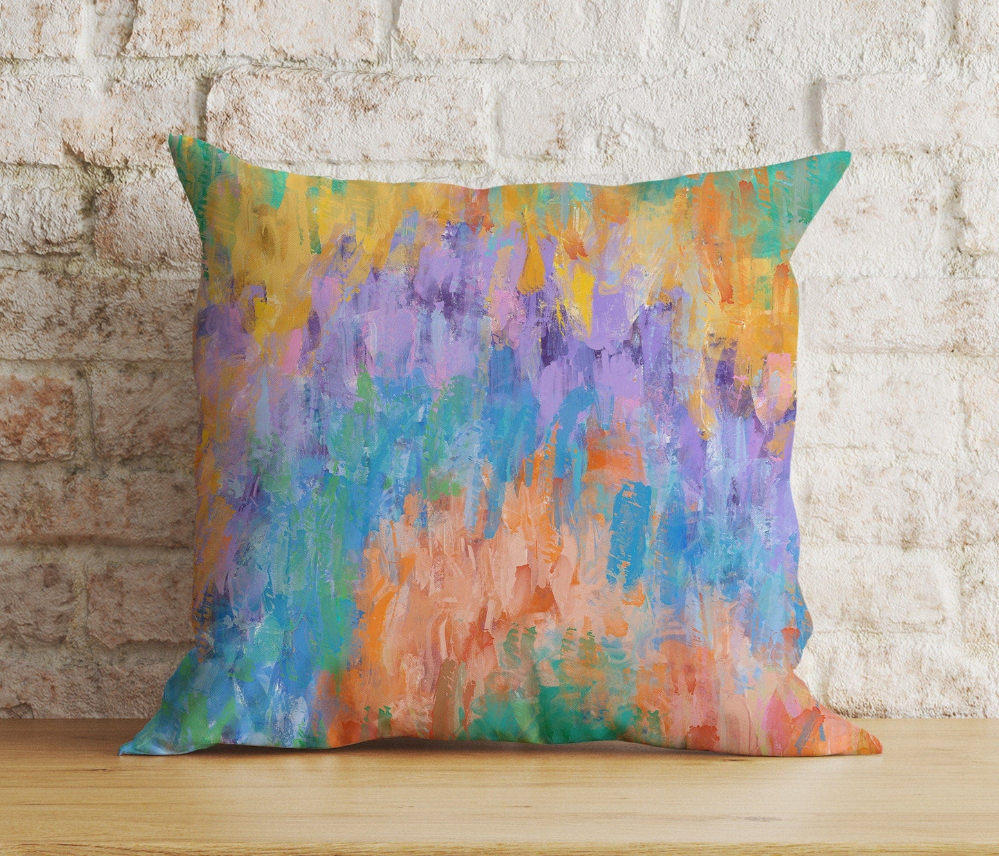 Onay 8 / 12 x 12 inch (30 x 30 cm) Double Side Abstract Colorful Cushion Covers Mid Century Cushion Case