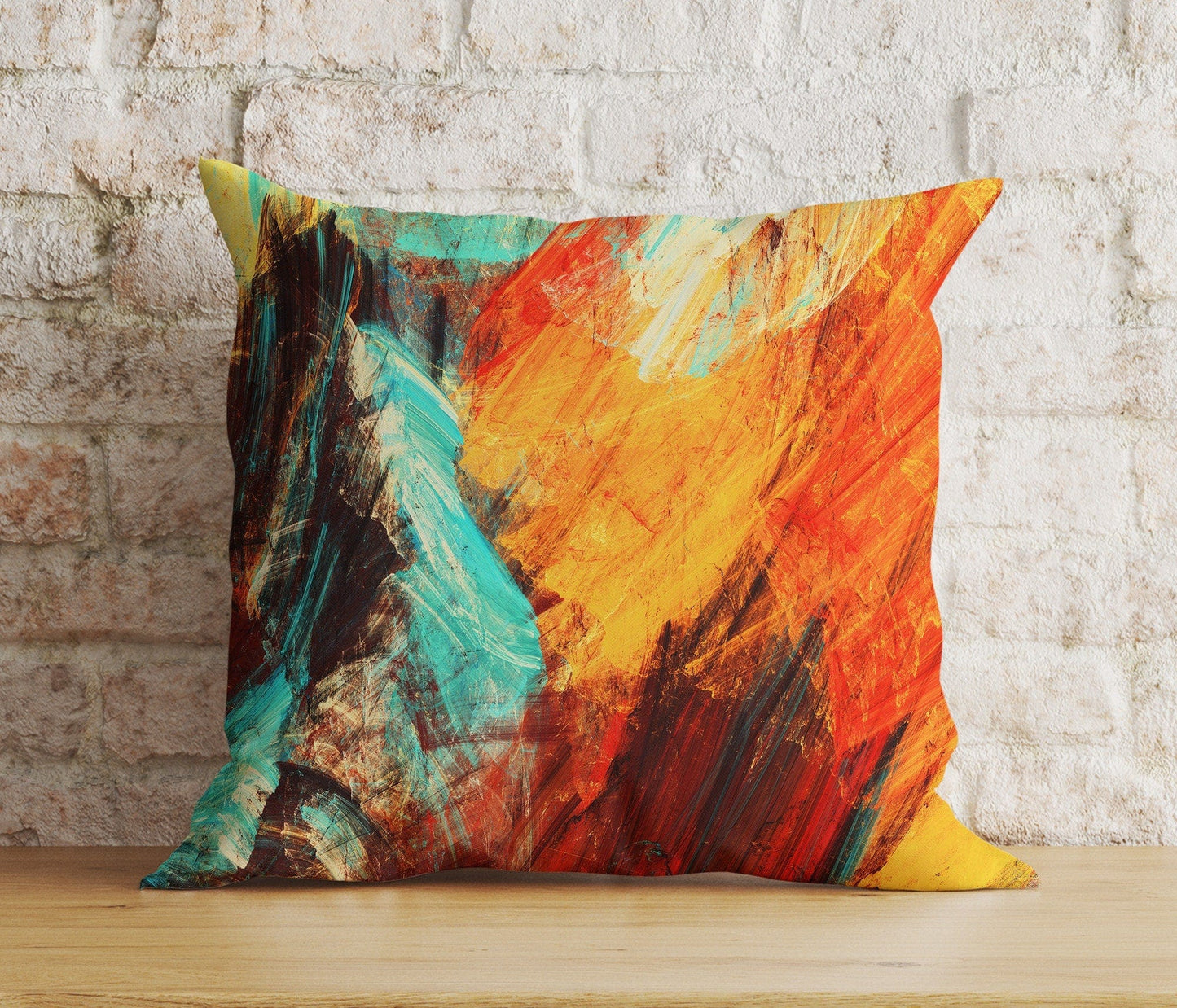 Onay 3 / 12 x 12 inch (30 x 30 cm) Double Side Abstract Colorful Cushion Covers Mid Century Cushion Case