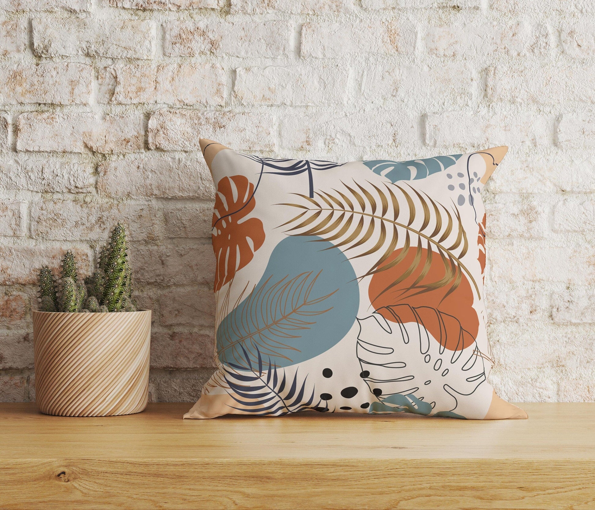 Onay Home Textile 4 / 12 x 12 inch (30 x 30 cm) Double Side Abstract Cushion Cover UK Decorative Waist Pillow Cover