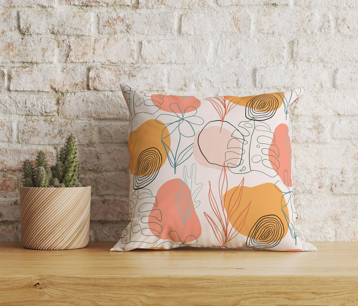 Onay Home Textile 2 / 12 x 12 inch (30 x 30 cm) Double Side Abstract Cushion Cover UK Decorative Waist Pillow Cover