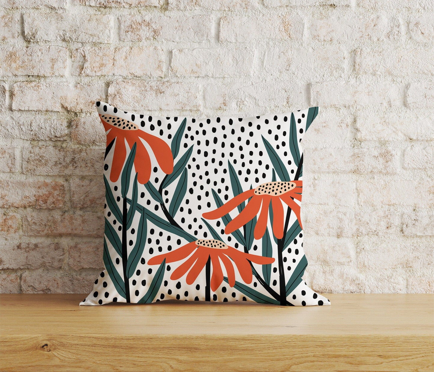 Onay Home Textile Abstract Cushion Cover UK Floral Abstract Pillow Cover