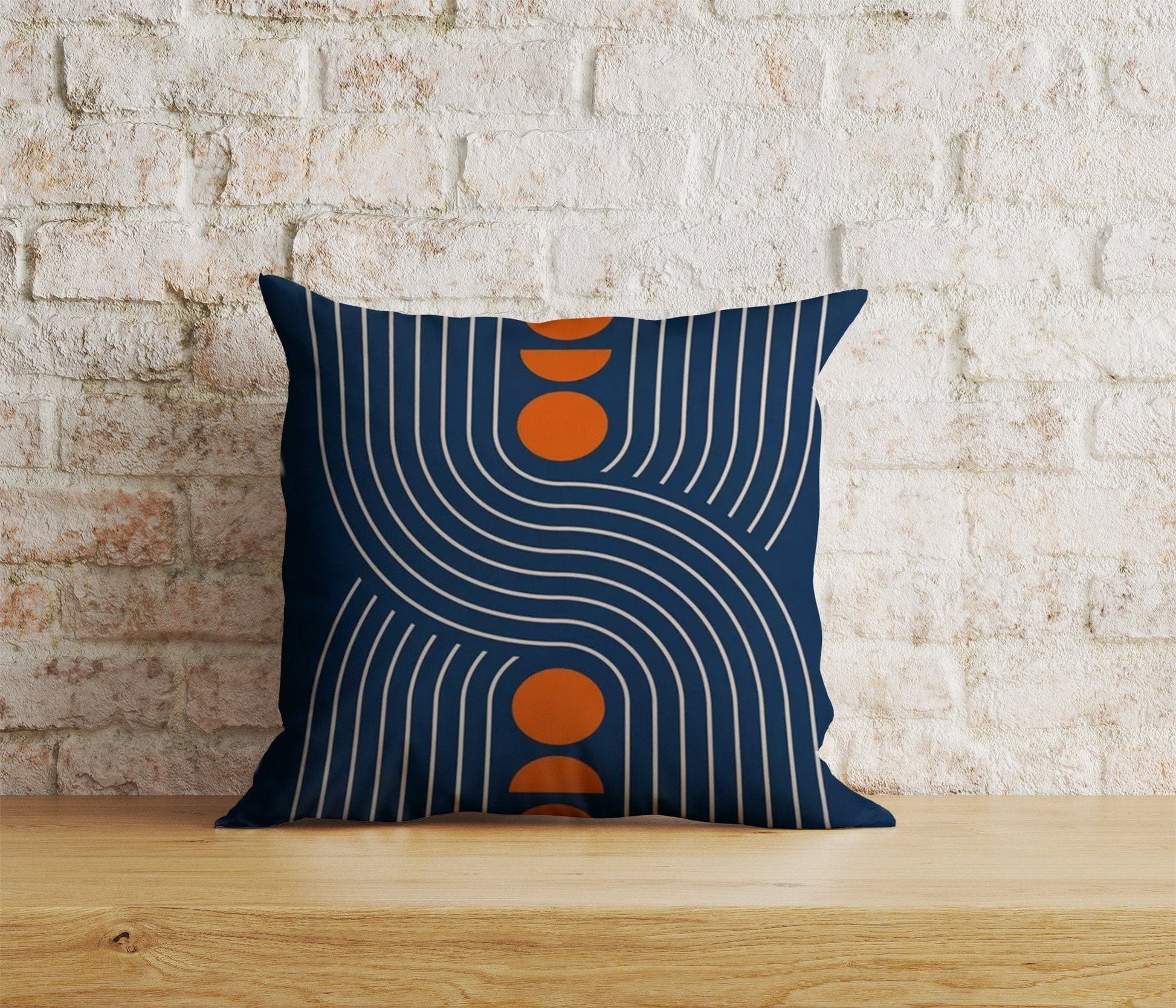Onay Home Textile Abstract Geometric Cushion Cover Mid Century Modern Stripe