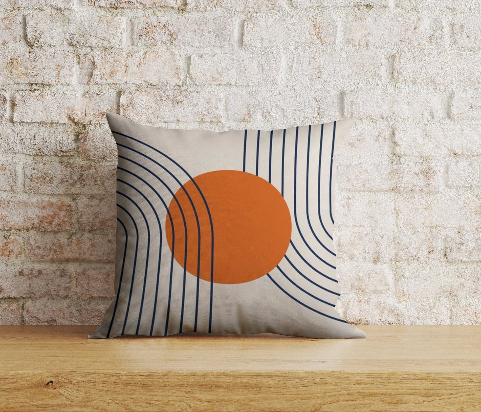 Onay Home Textile Abstract Geometric Cushion Cover Mid Century Modern Stripe