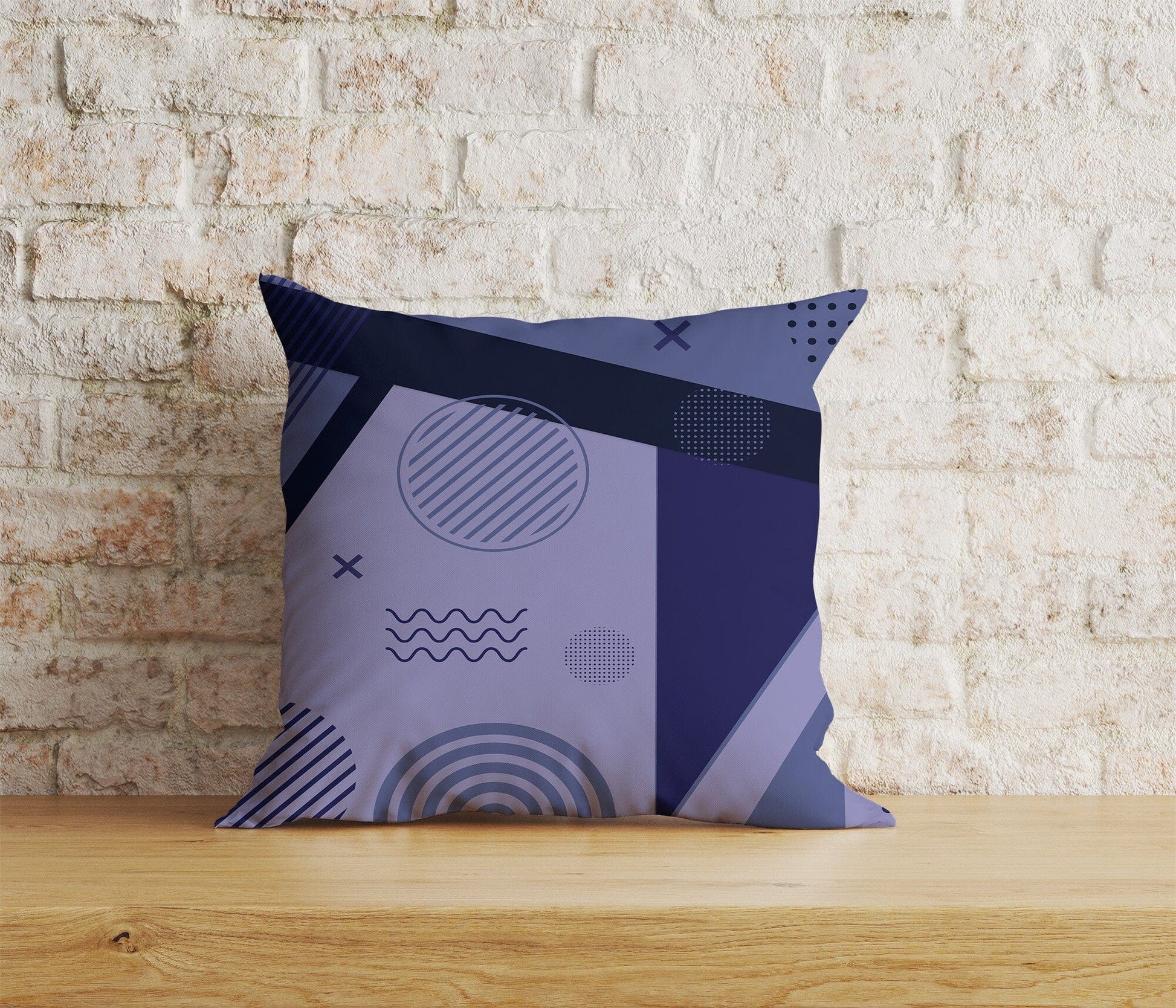 Onay Home Textile Cushion Covers 8 / 12 x 12 inch (30 x 30 cm) Double Side Abstract Geometric Cushion Covers Geometric Pillow Cover