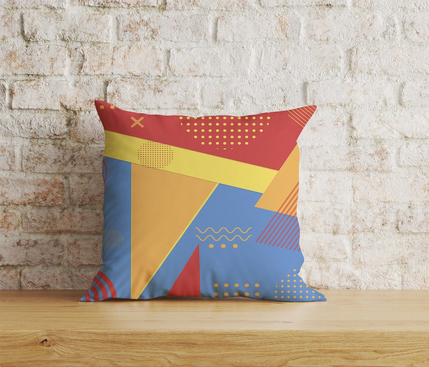 Onay Home Textile Cushion Covers 3 / 12 x 12 inch (30 x 30 cm) Double Side Abstract Geometric Cushion Covers Geometric Pillow Cover