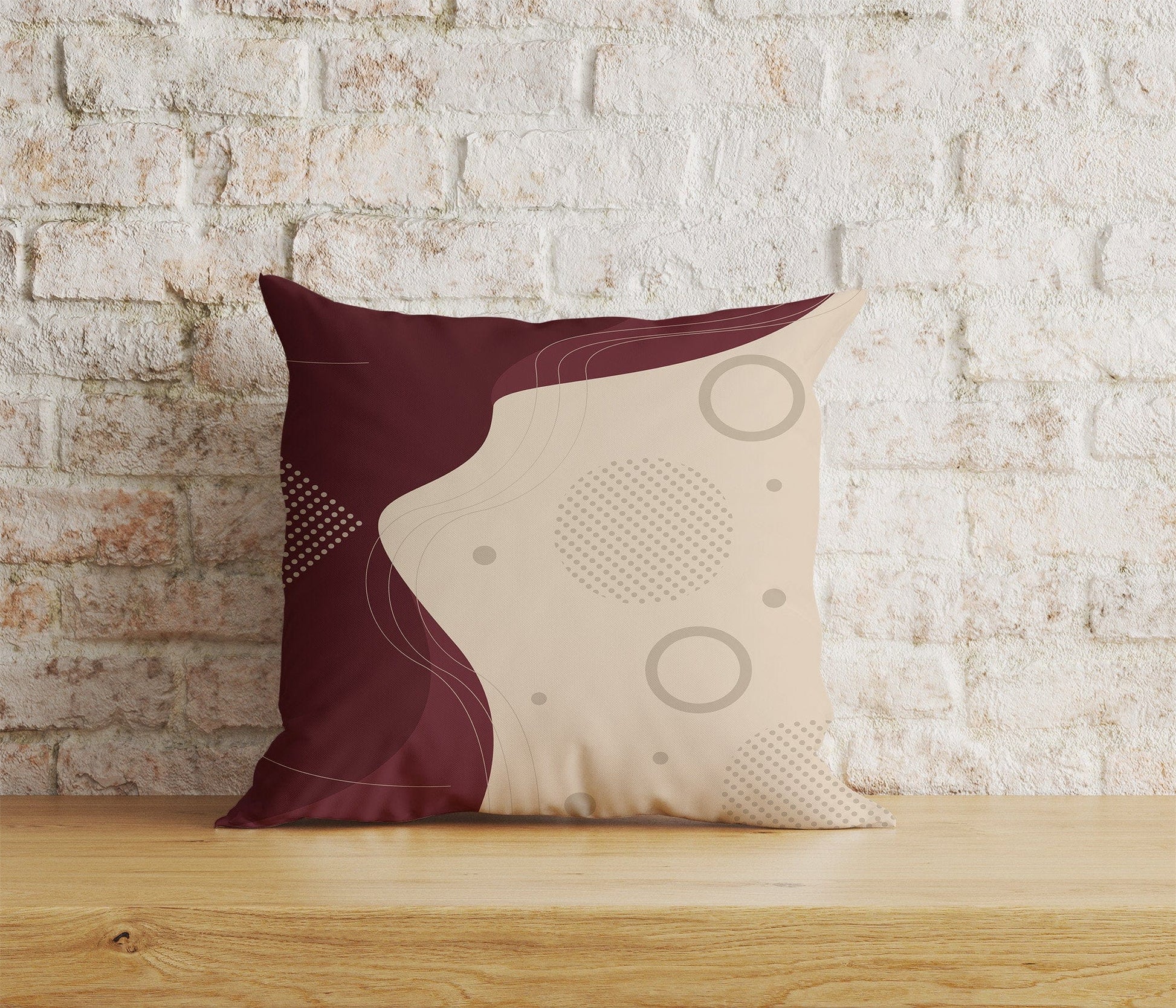 Onay Home Textile Cushion Covers 1 / 12 x 12 inch (30 x 30 cm) Double Side Abstract Geometric Cushion Covers Geometric Pillow Cover