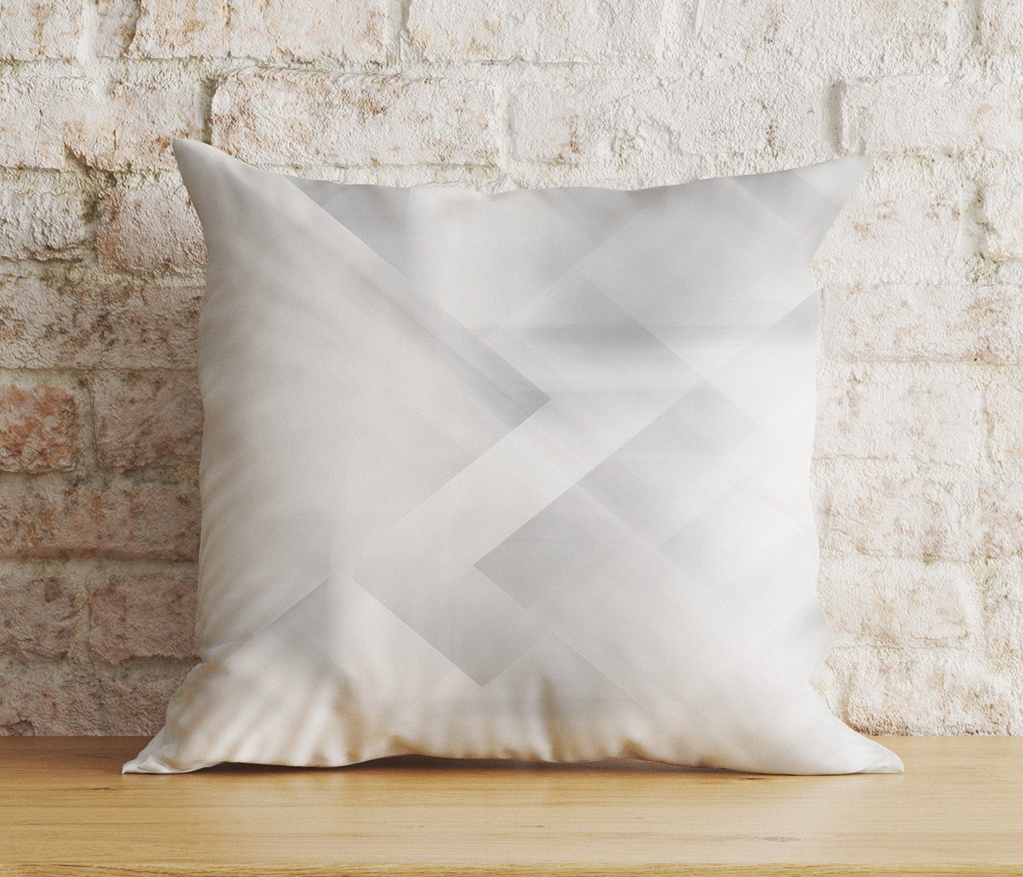 Onay 9 / 12 x 12 inch (30 x 30 cm) Double Side Abstract Gray Cushion Cover Retro Silver Pillow Cover