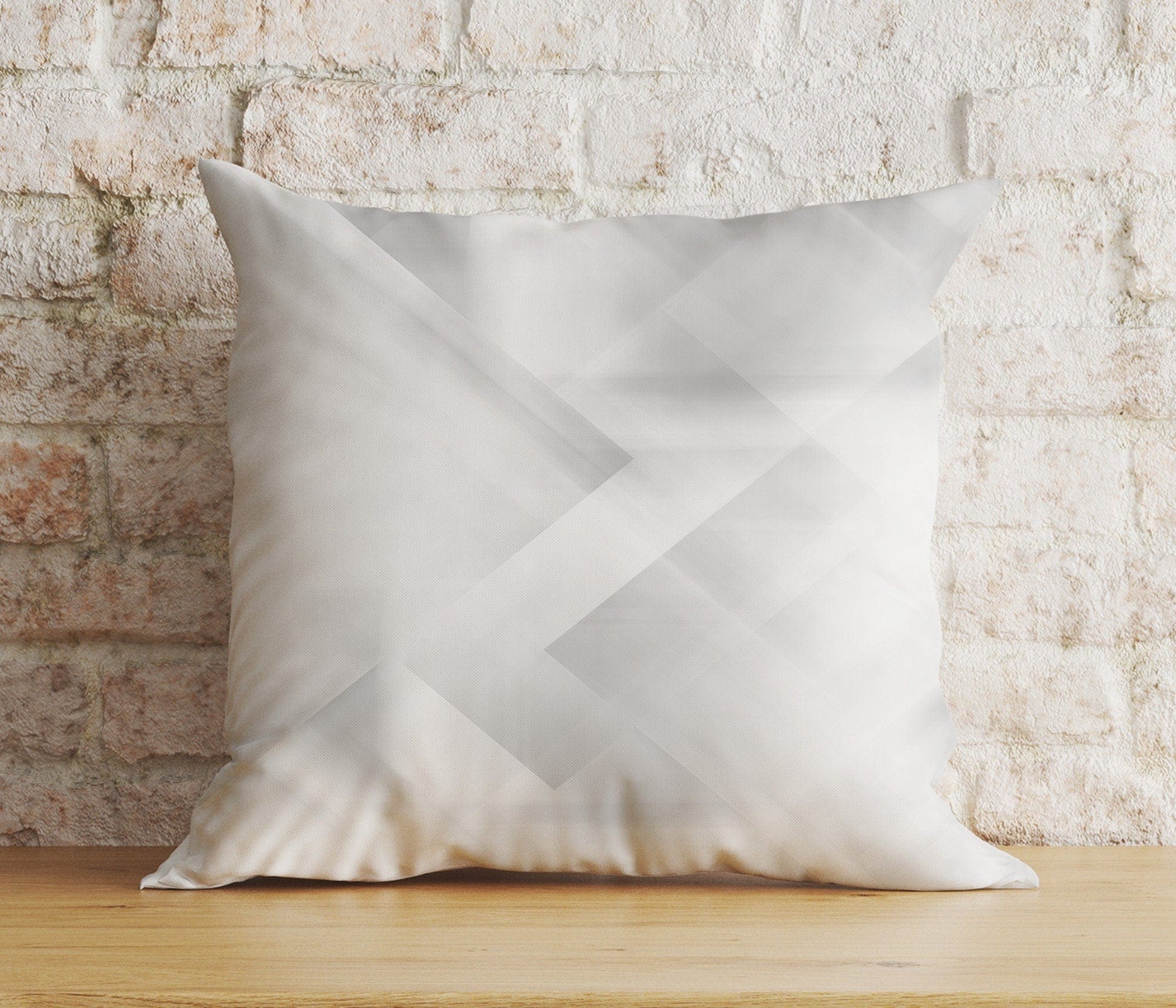 Onay 9 / 12 x 12 inch (30 x 30 cm) Double Side Abstract Gray Cushion Cover Retro Silver Pillow Cover