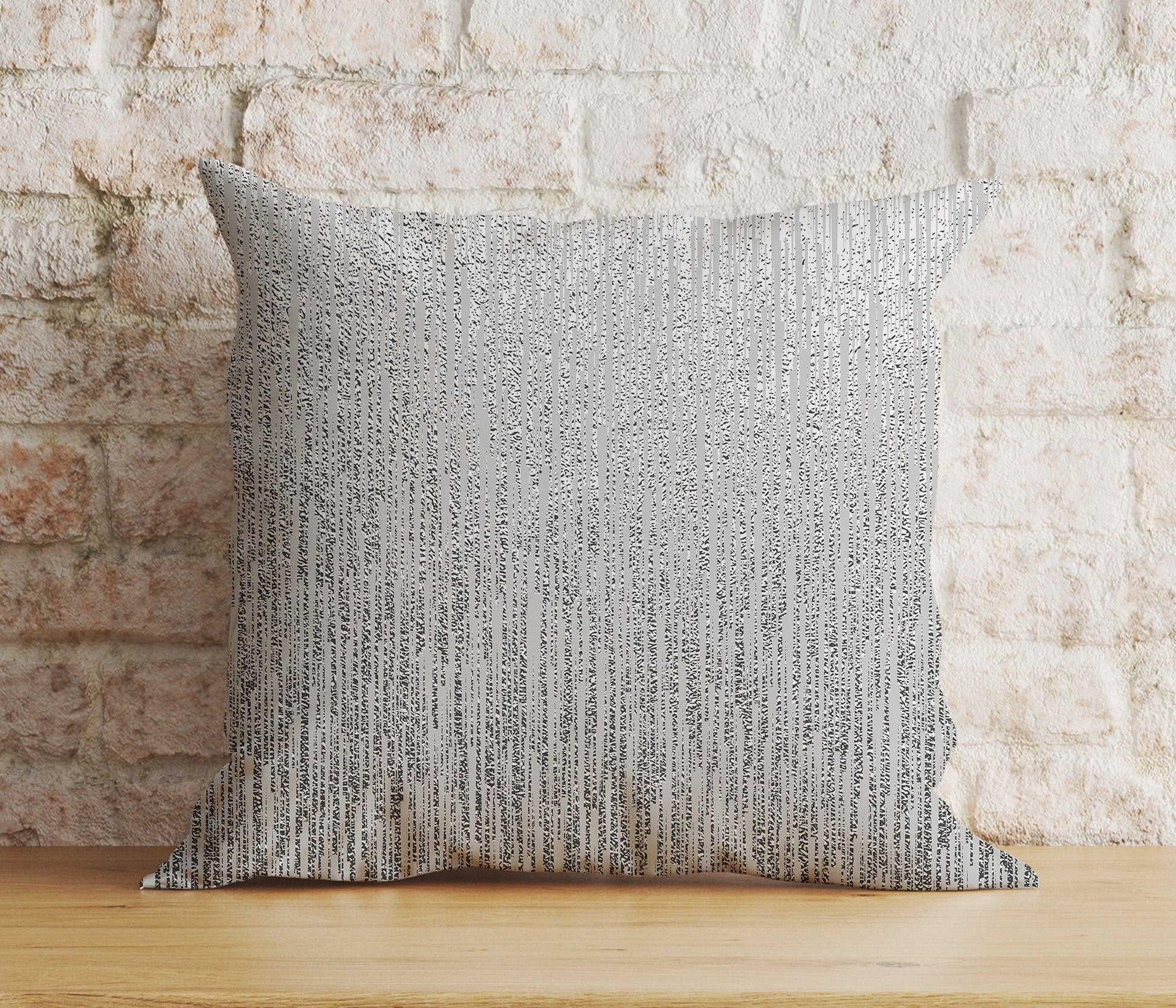 Onay 2 / 12 x 12 inch (30 x 30 cm) Double Side Abstract Gray Cushion Cover Retro Silver Pillow Cover