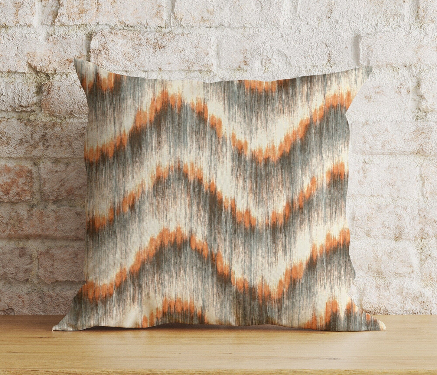 Onay 4 / 12 x 12 inch (30 x 30 cm) Double Side Abstract Modern Cushion Cover Brown Boho Pillow Cover