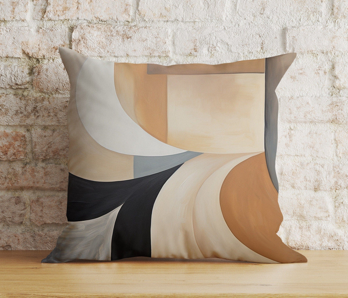 Onay 7 / 12 x 12 inch (30 x 30 cm) Double Side Abstract Modern Cushion Cover Landscape Mountain Euro Pillow Shams Cover