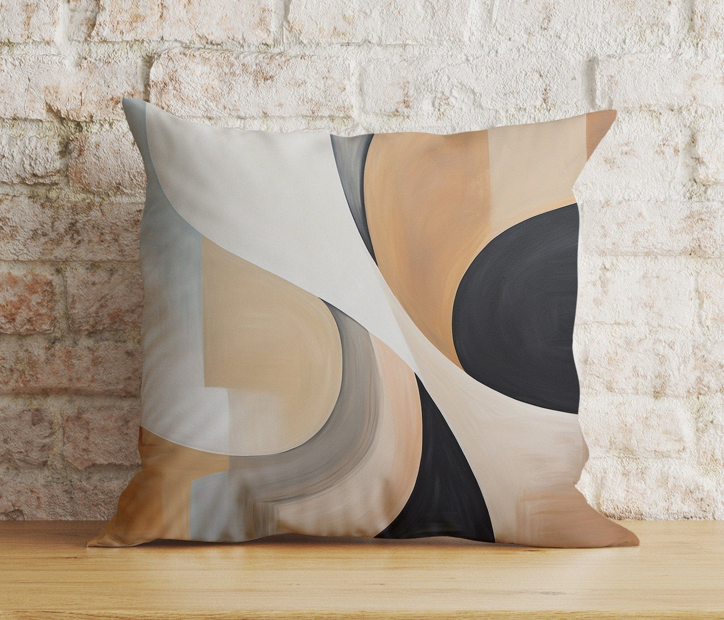 Onay 5 / 12 x 12 inch (30 x 30 cm) Double Side Abstract Modern Cushion Cover Landscape Mountain Euro Pillow Shams Cover
