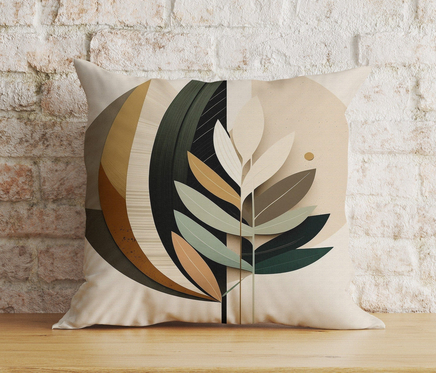 Onay 4 / 12 x 12 inch (30 x 30 cm) Double Side Abstract Modern Cushion Cover Landscape Mountain Euro Pillow Shams Cover