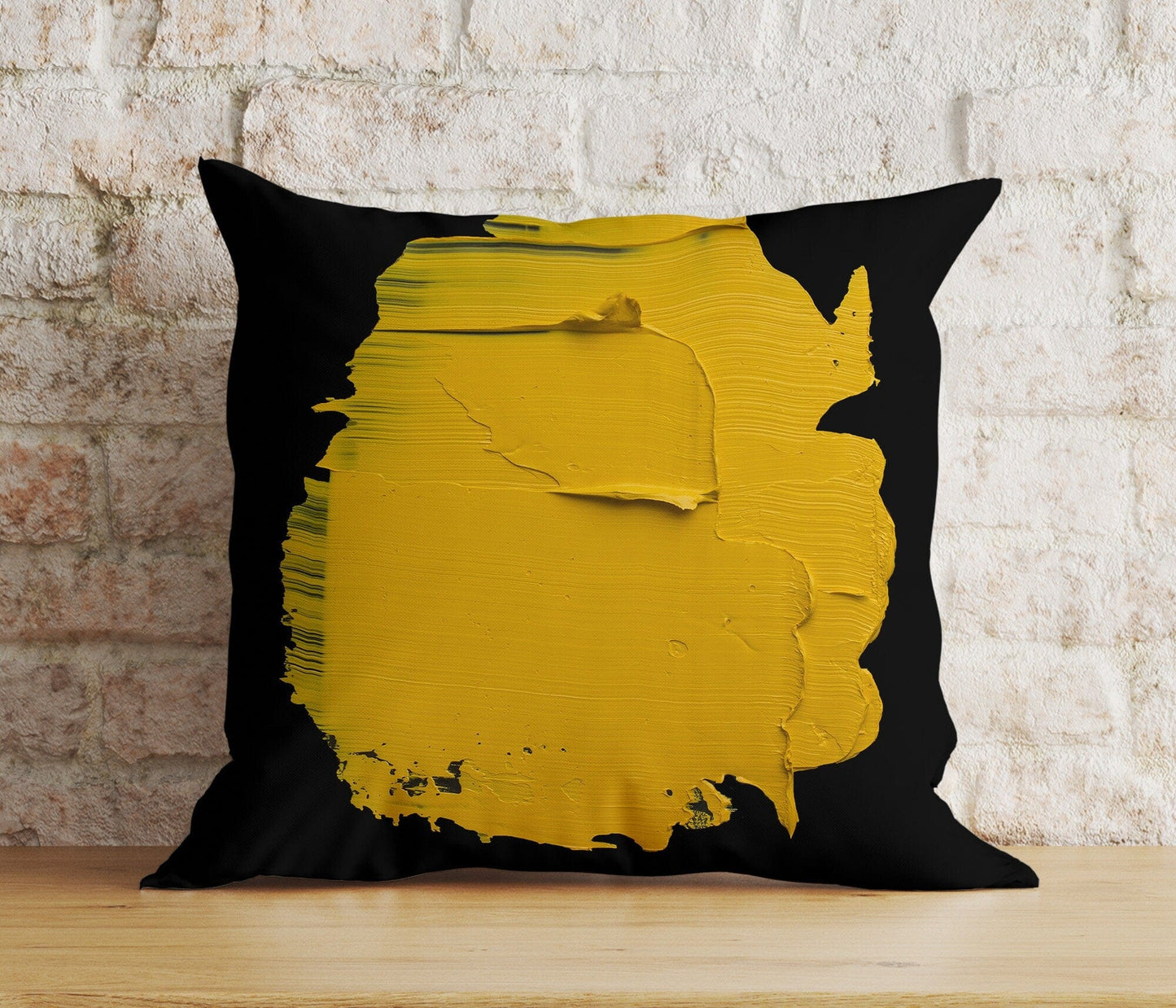 Onay Abstract Paint Effect Cushion Cover Brushed Stroke Pillow Cover