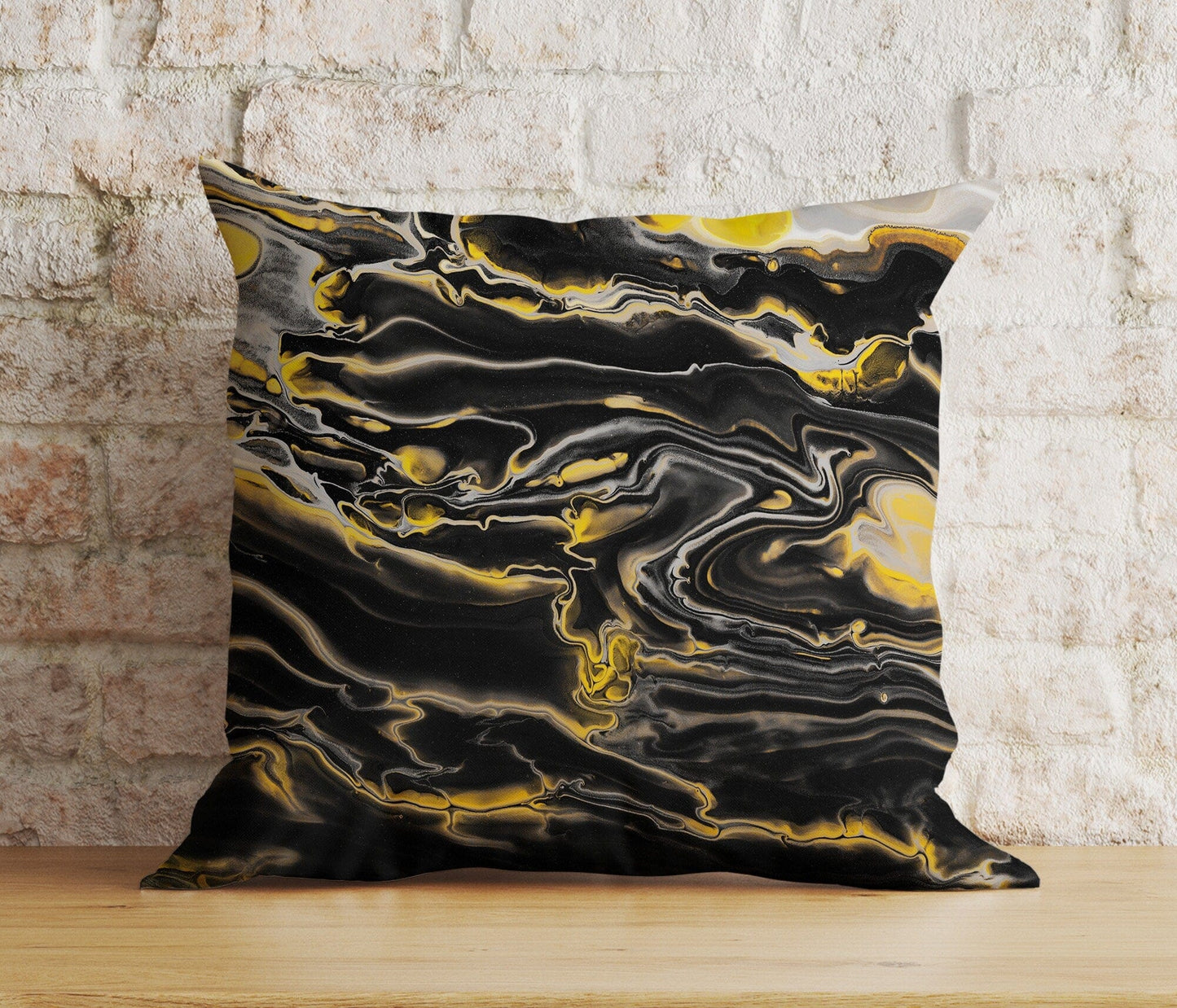 Onay Abstract Paint Effect Cushion Cover Brushed Stroke Pillow Cover