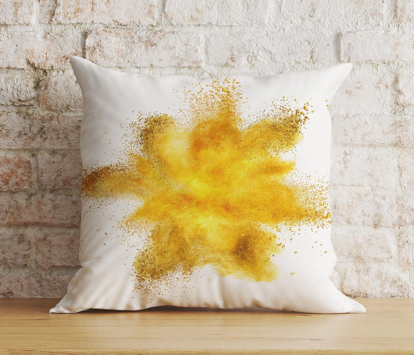 Onay Abstract Paint Effect Cushion Cover Brushed Stroke Pillow Cover