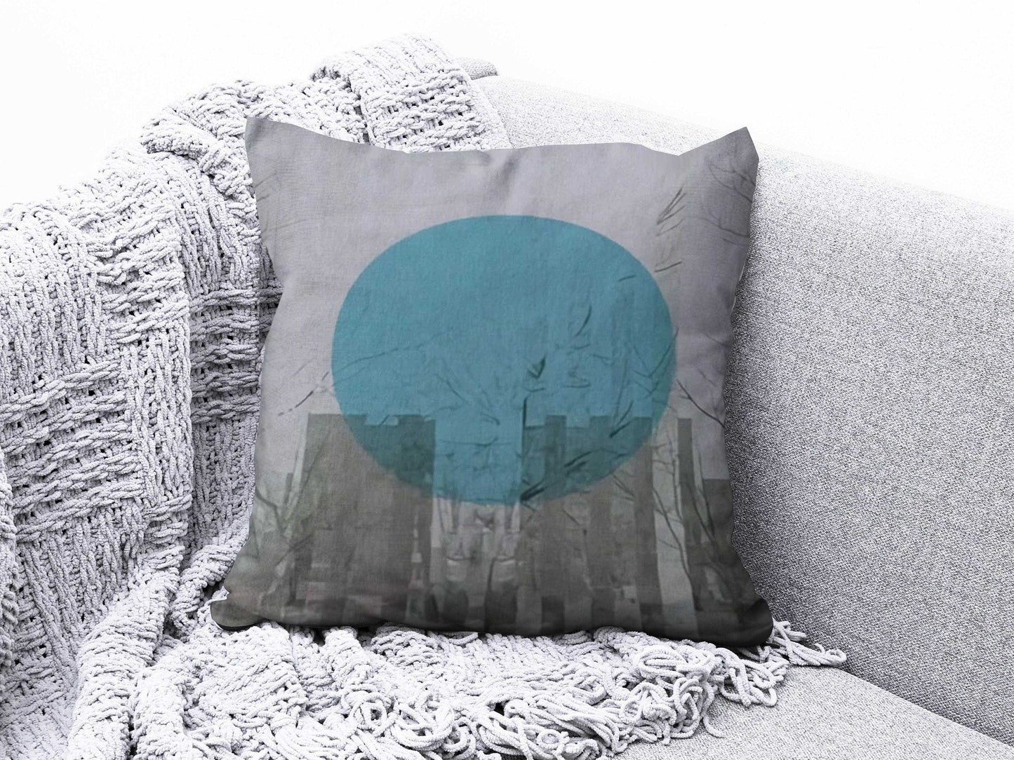 Onay 9 / 12 x 12 inch (30 x 30 cm) Double Side Abstract Pillow Cover Farmhouse Style Pillow Top Decorative Modern Cushion Cover