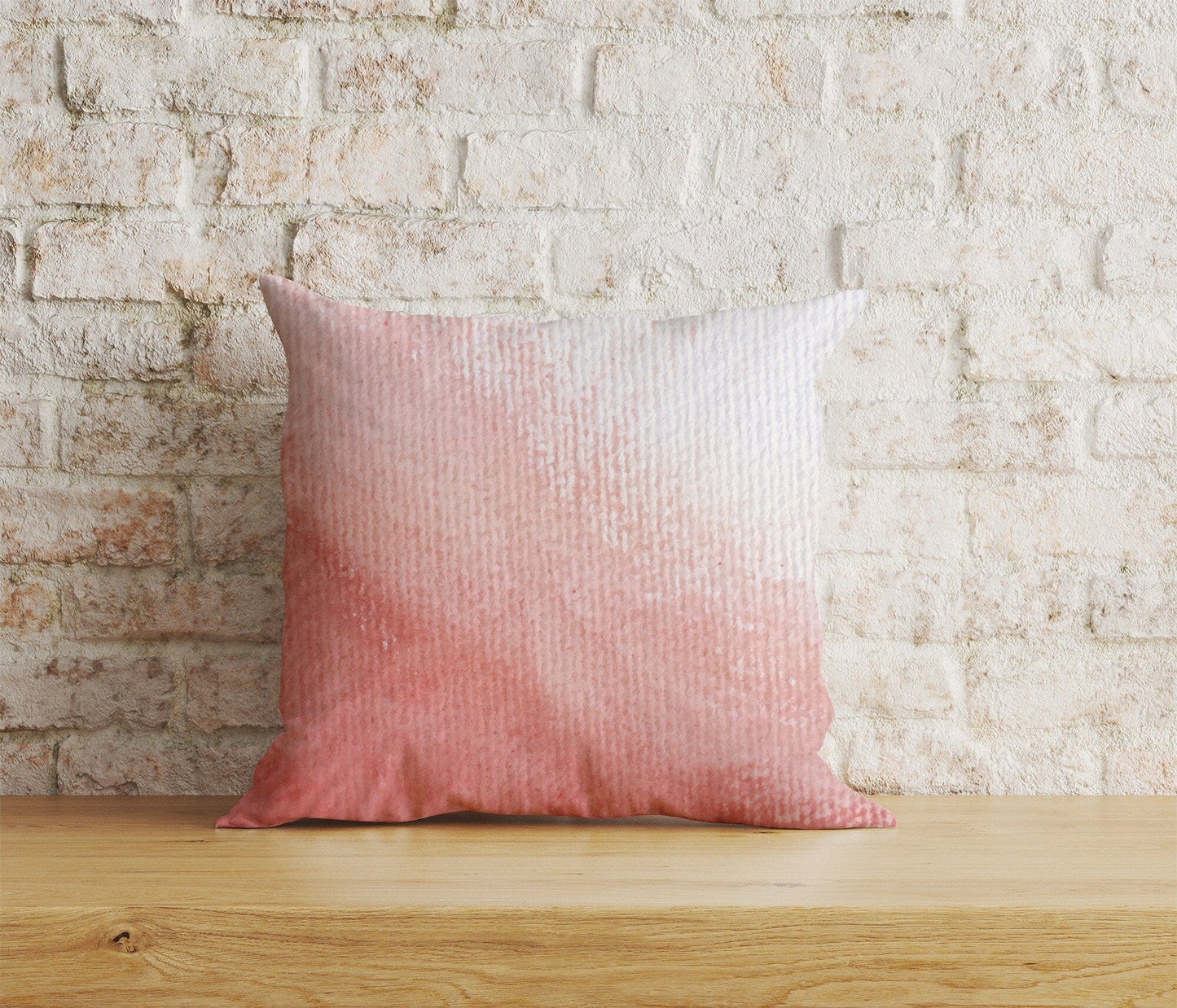 Onay Home Textile 9 / 12 x 12 inch (30 x 30 cm) Double Side Abstract Red Print Cushion Cover Rusty Red Pillow Cover