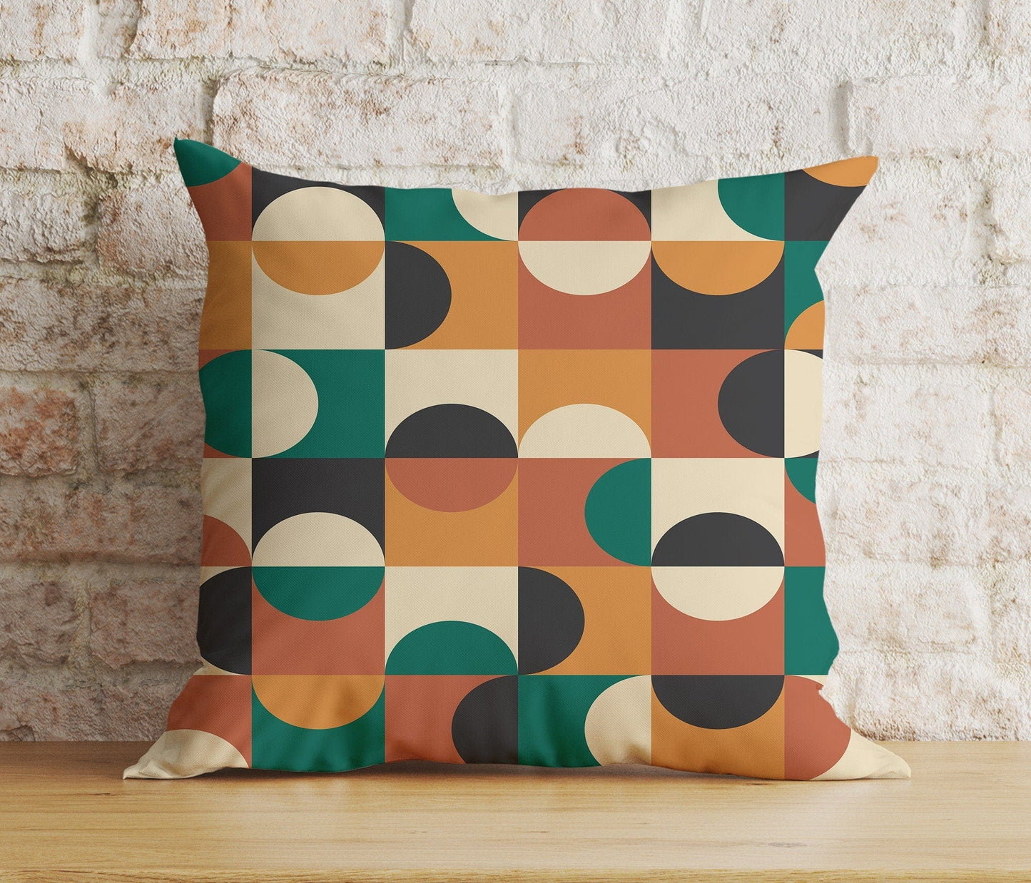 Onay Abstract Retro Cushion Cover Mid Century Modern Pillow Covers