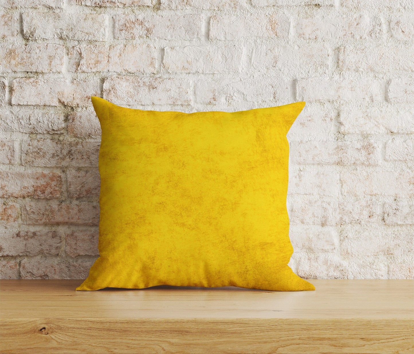 Onay Home Textile 8 / 12 x 12 inch (30 x 30 cm) Double Side Abstract Yellow Cushion Cover Rusty Yellow Pillow Cover