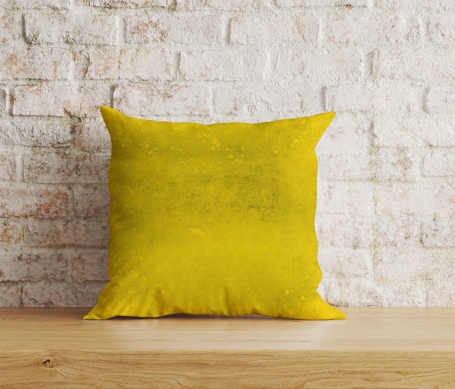 Onay Home Textile 5 / 12 x 12 inch (30 x 30 cm) Double Side Abstract Yellow Cushion Cover Rusty Yellow Pillow Cover