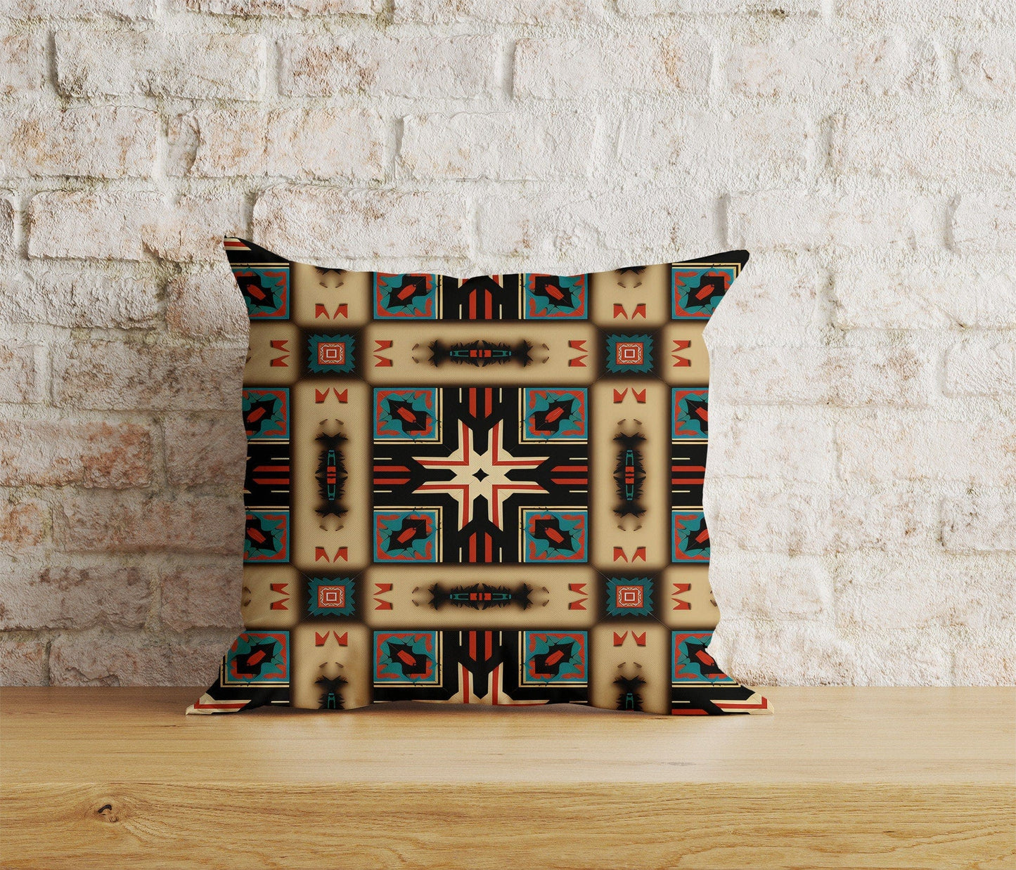 Onay Home Textile 7 / 12 x 12 inch (30 x 30 cm) Double Side African Tribal Art Cushion Cover African Style Pillow Cover