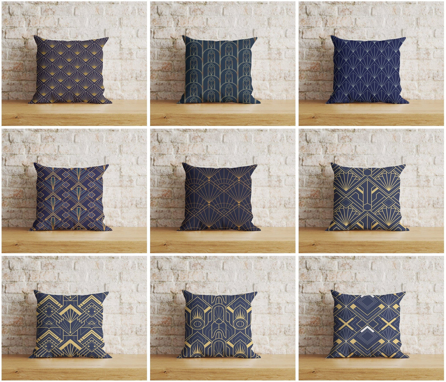 Onay Home Textile Art Deco Geometric Cushion Covers Gold Art Throw Cushions