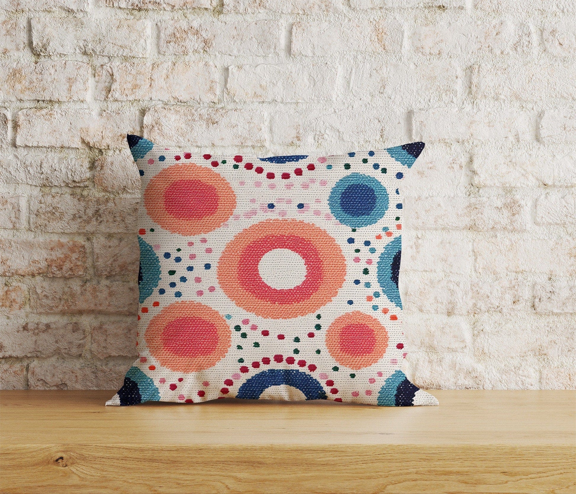 Onay Home Textile 9 / 12 x 12 inch (30 x 30 cm) Double Side Australian Aboriginal Dot Painting Cushion Cover