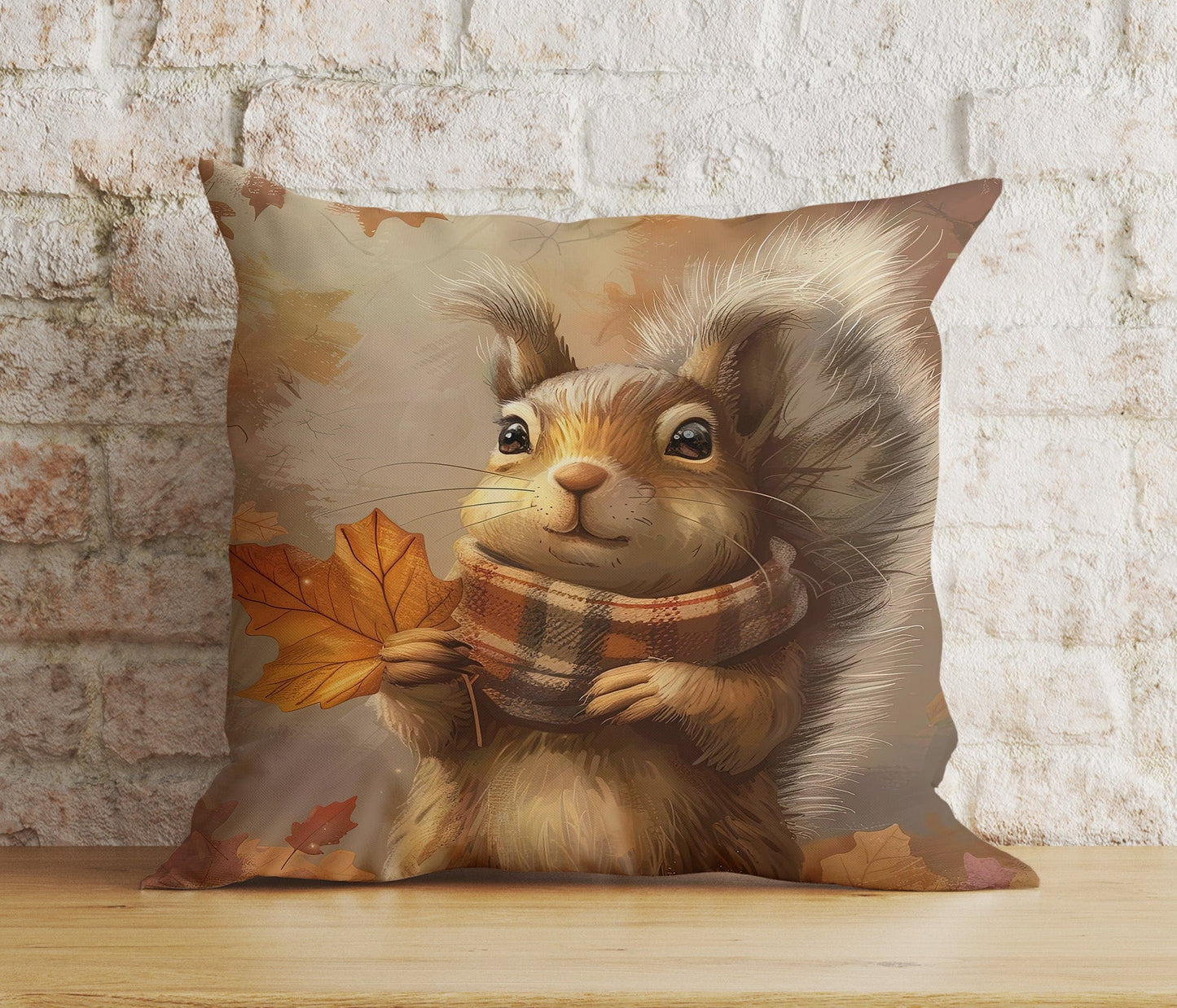 Onay Autumn Fall Trend Squirrel Throw Cushion Covers