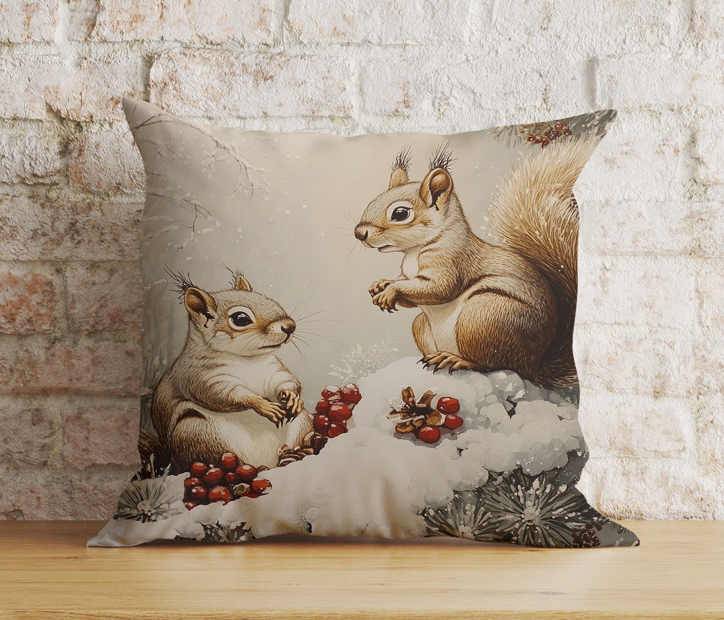 Onay Autumn Fall Trend Squirrel Throw Cushion Covers