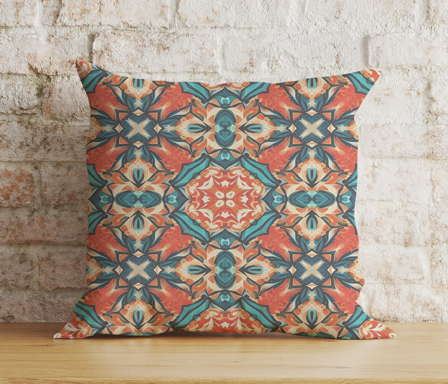 Onay 9 / 12 x 12 inch (30 x 30 cm) Double Side Aztec Southwestern Cushion Cover Turkish Kilim Euro Shams Pillow Cover