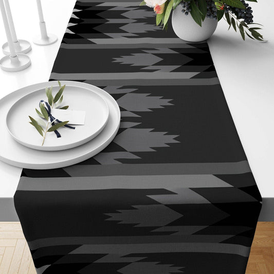 Onay Home Textile 1 / 12 x 46 inch (30 x 120 cm) Aztec Table Runner Tribal Kitchen Runners Kilim Table Cloth