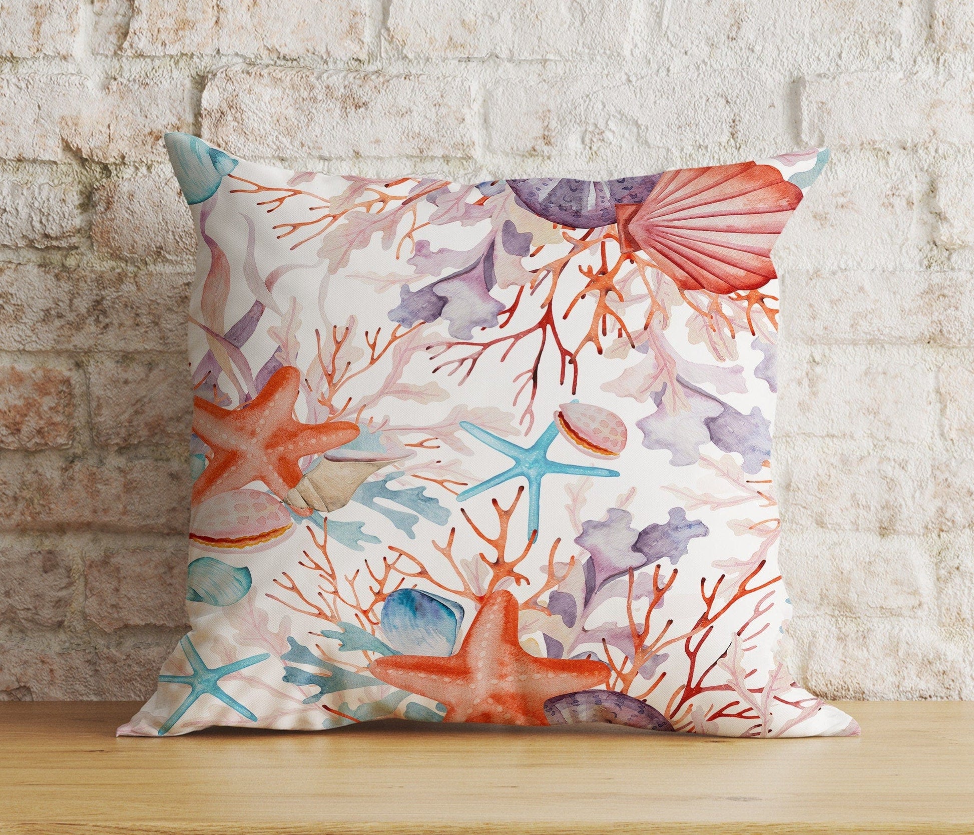 Onay 8 / 12 x 12 inch (30 x 30 cm) Beach Nautical Coastal Home Decoration Cushion Cover