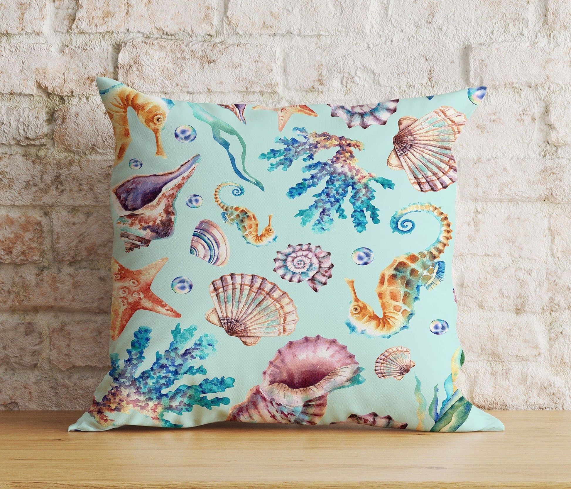 Onay 3 / 12 x 12 inch (30 x 30 cm) Beach Nautical Coastal Home Decoration Cushion Cover