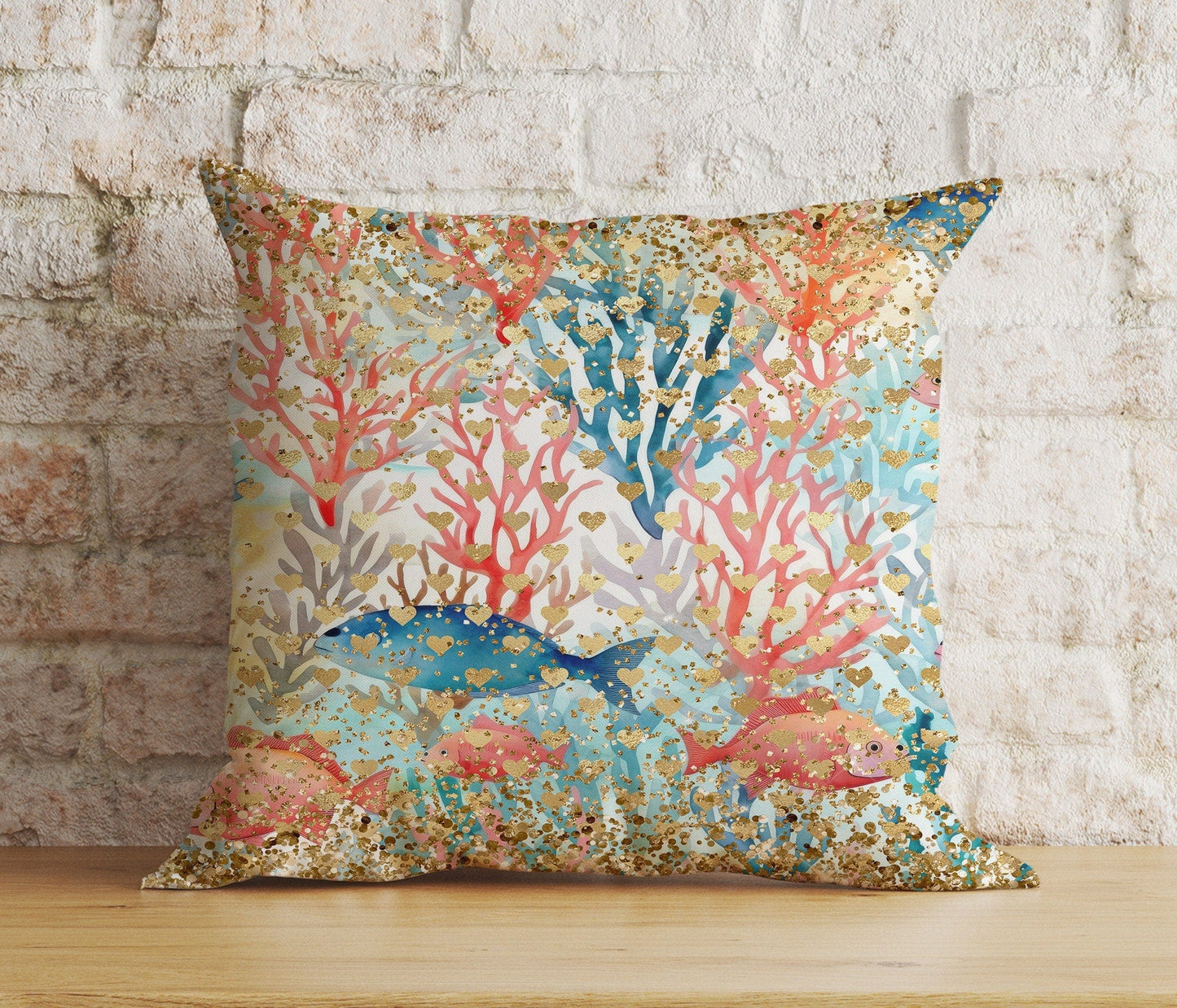 Onay 2 / 12 x 12 inch (30 x 30 cm) Beach Nautical Coastal Home Decoration Cushion Cover
