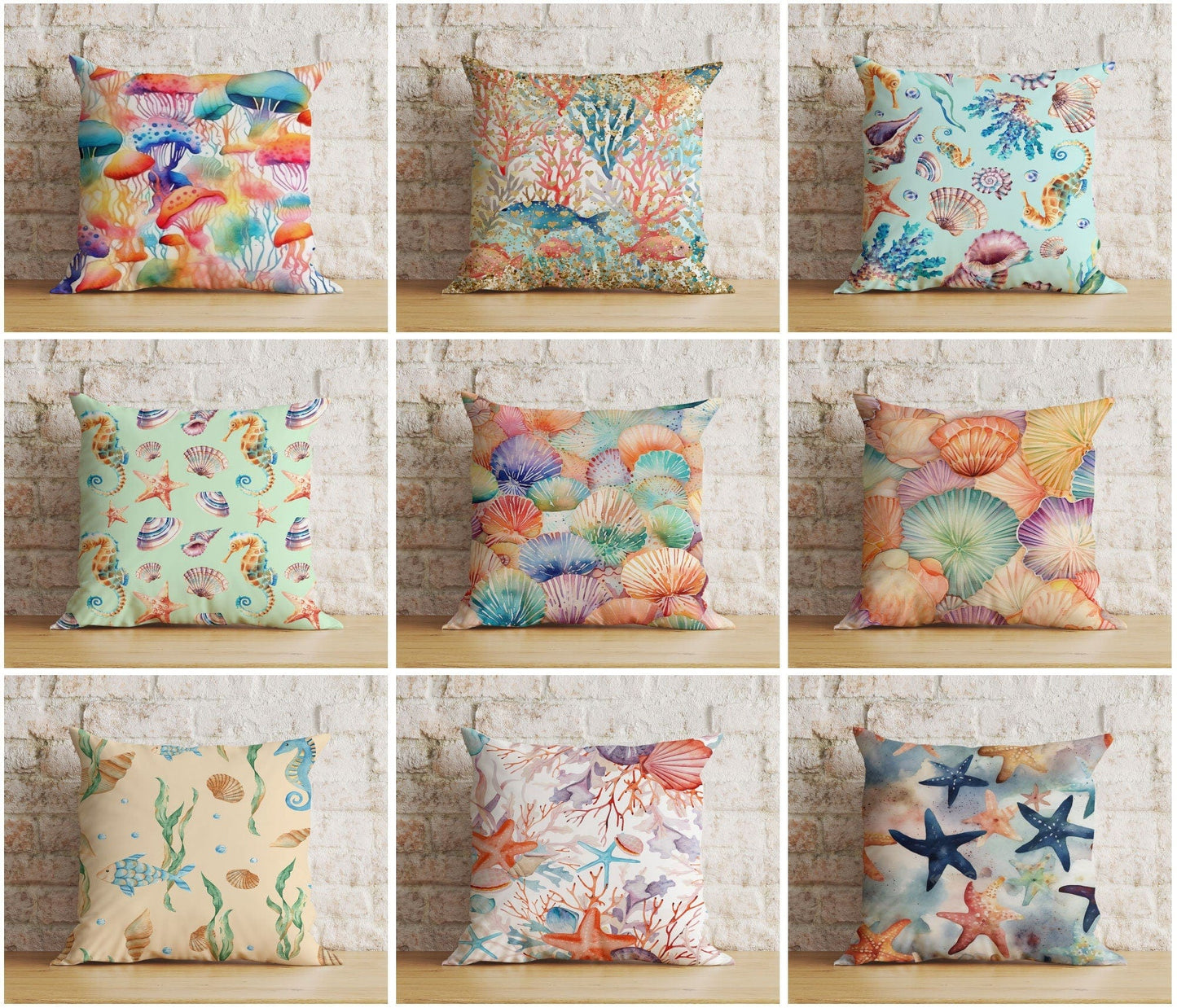 Onay Beach Nautical Coastal Home Decoration Cushion Cover