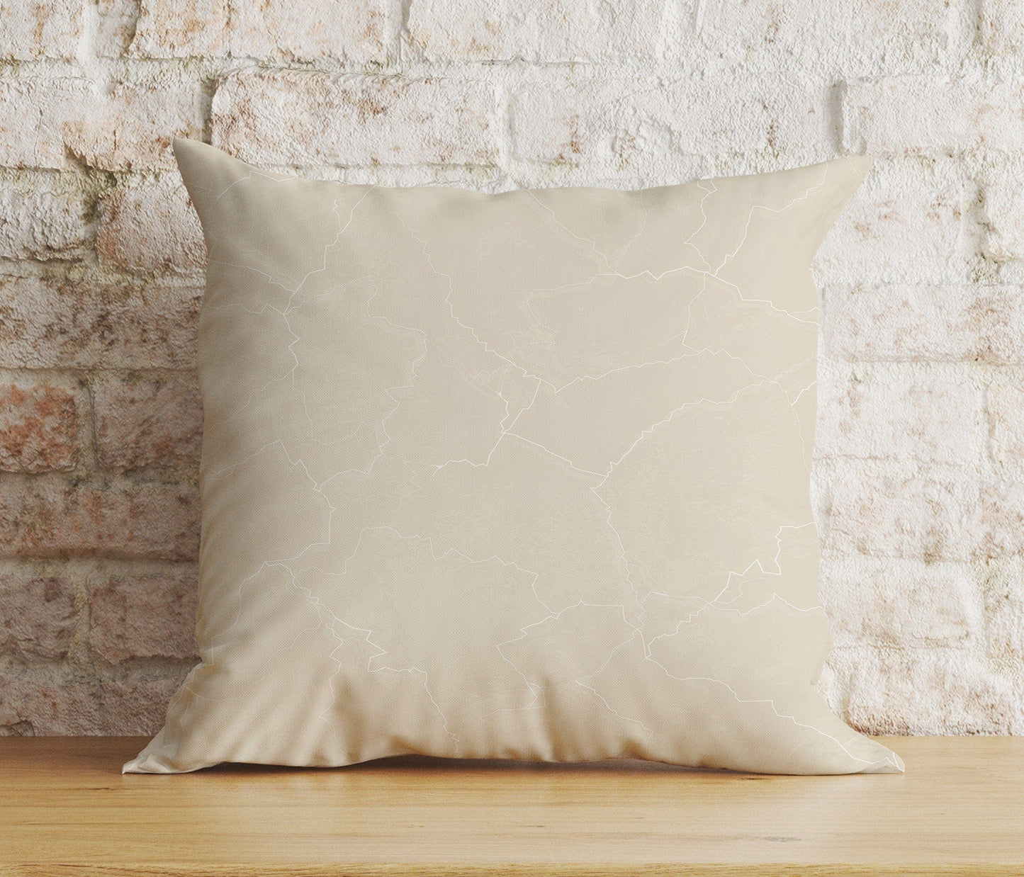 Onay Home Textile 4 / 12 x 12 inch (30 x 30 cm) Double Side Beige Cushion Covers Beige Pillow Cover Tia Cream Throw