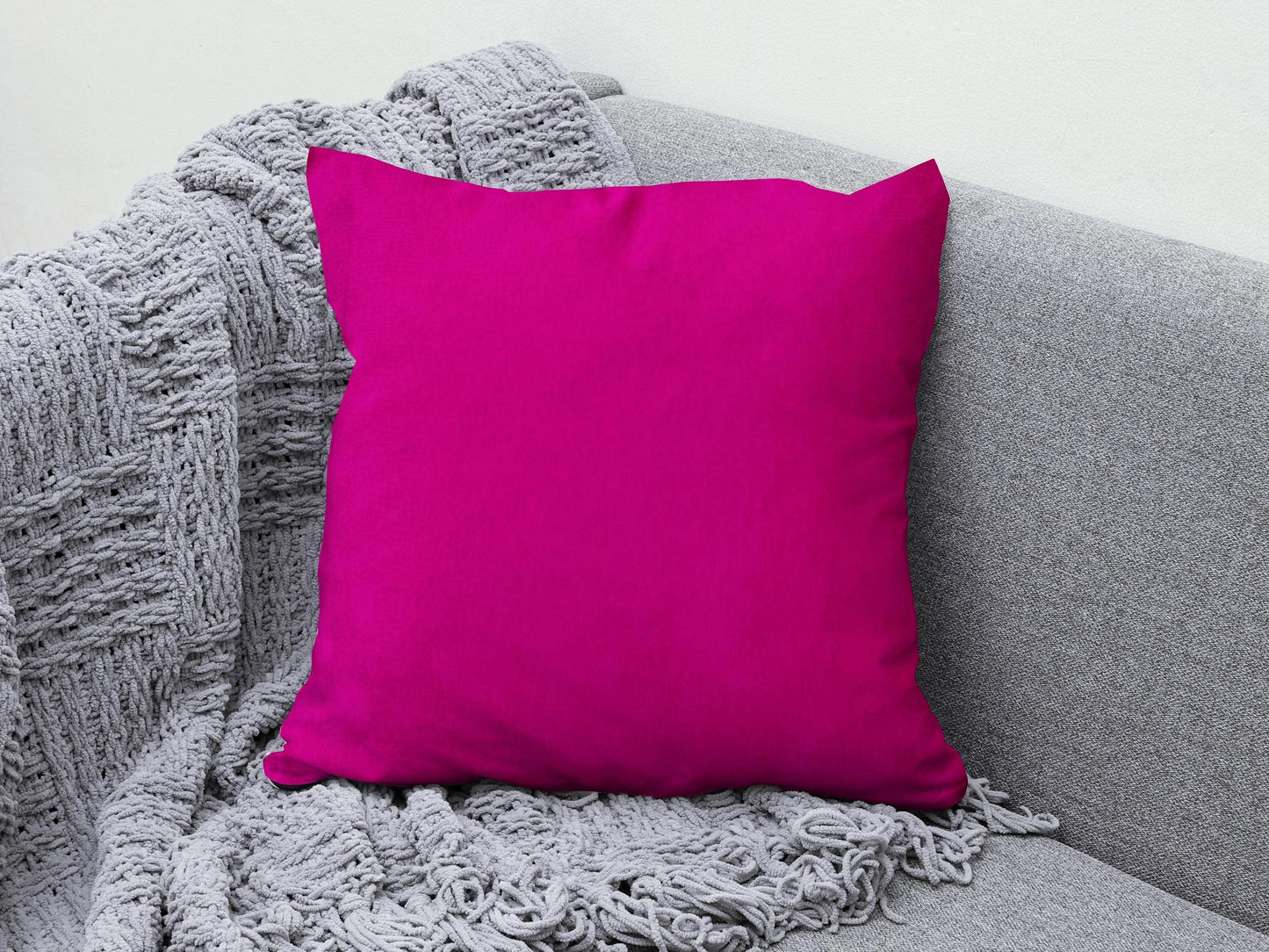 Onay 3 / 12 x 12 inch (30 x 30 cm) Black Gray Blue Red Orange Solid Color Cushion Cover