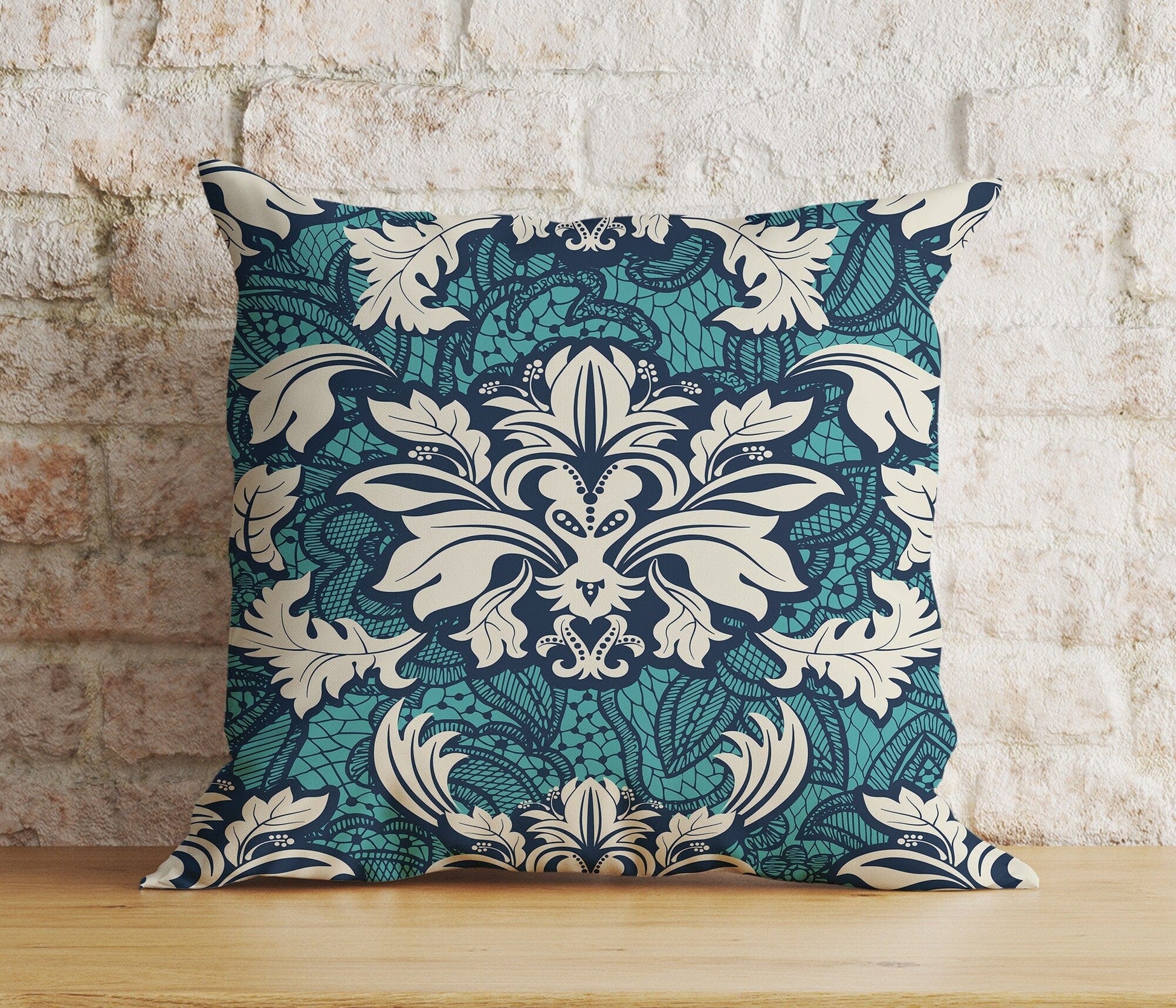 Onay 2 / 12 x 12 inch (30 x 30 cm) Double Side Blossom Floral Cushion Cover Colorful Flower Modern Euro Pillow Cover