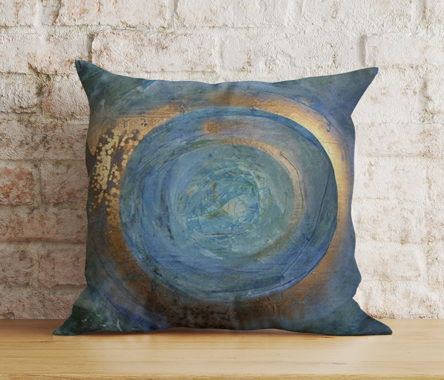 Onay Home Textile 3 / 12 x 12 inch (30 x 30 cm) Double Side Blue Cushion Cover Dark Decorative Euro Pillow Sham