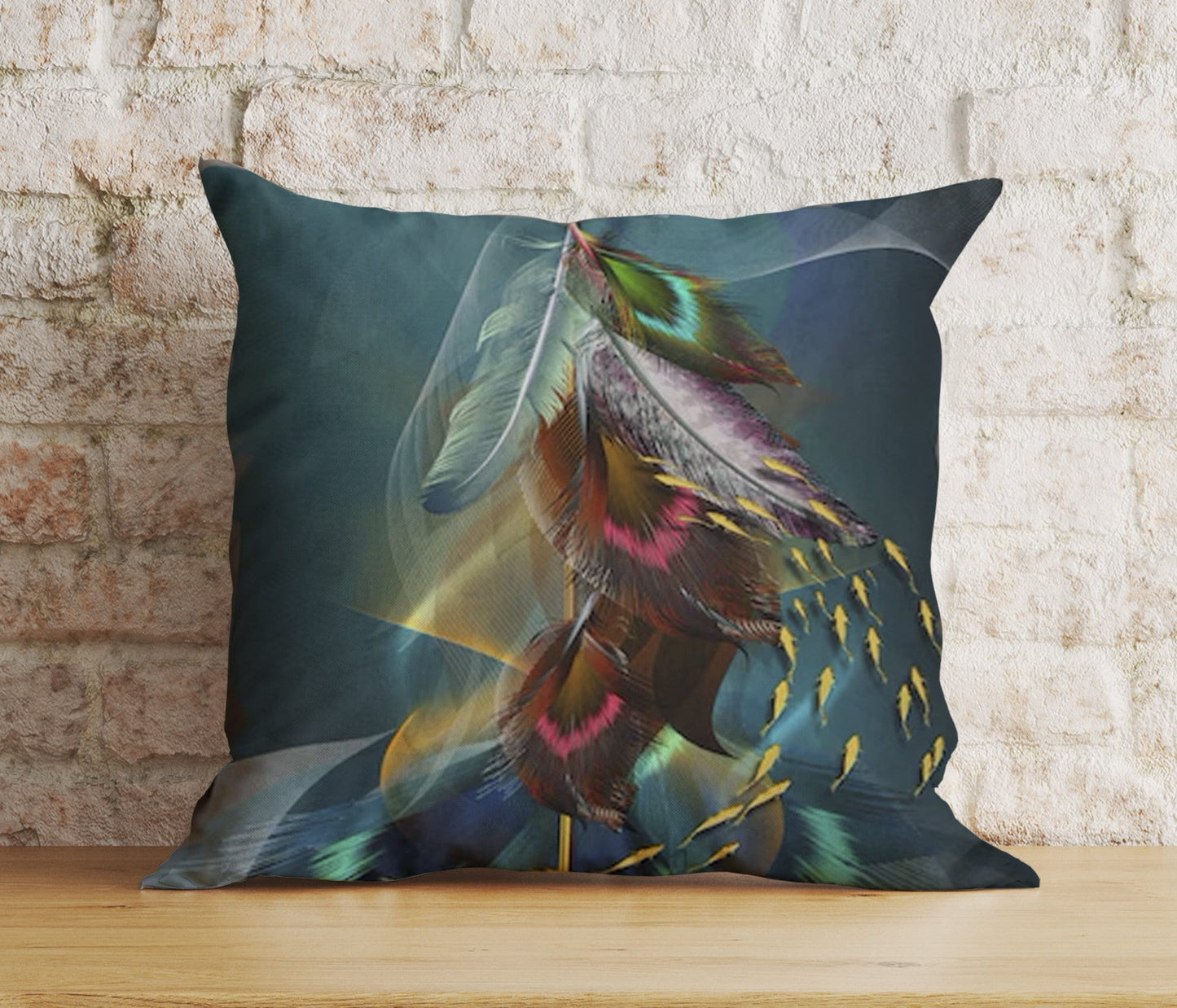 Onay Home Textile 2 / 12 x 12 inch (30 x 30 cm) Double Side Blue Cushion Cover Dark Decorative Euro Pillow Sham