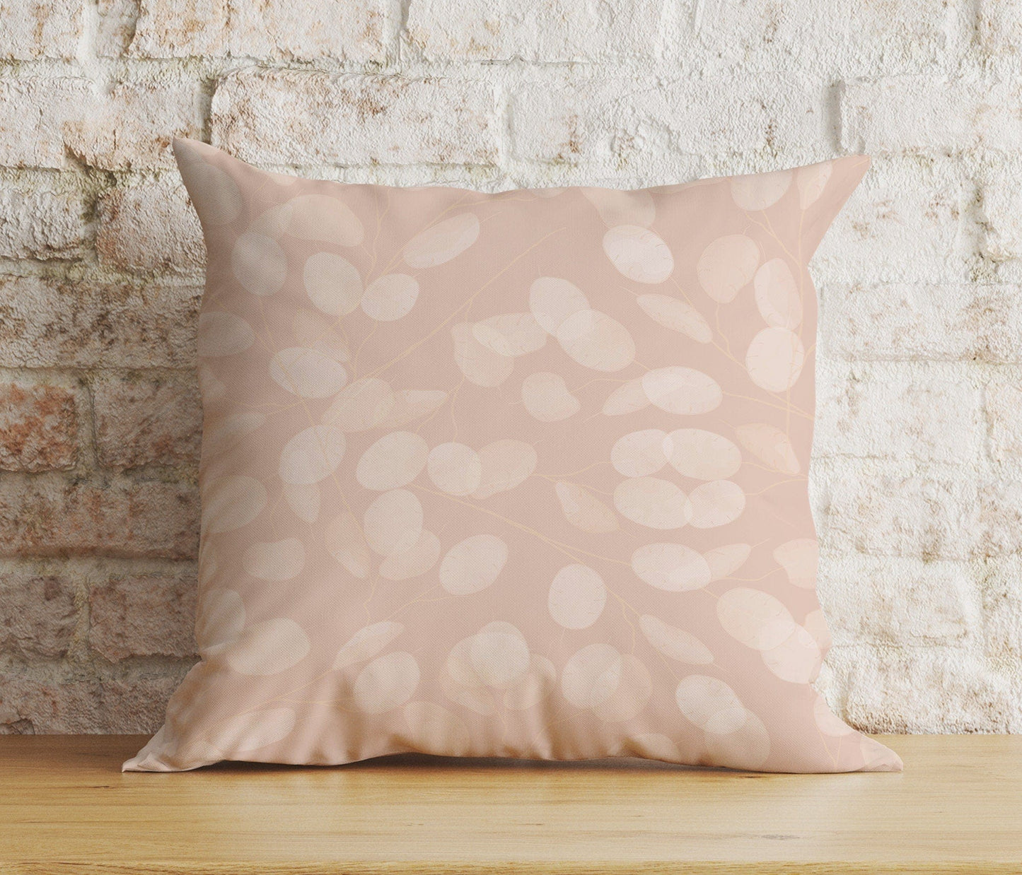 Onay 6 / 12 x 12 inch (30 x 30 cm) Double Side Blush Pale Pink Cushion Cover Bedroom Decoration Printed Euro Sham Cover
