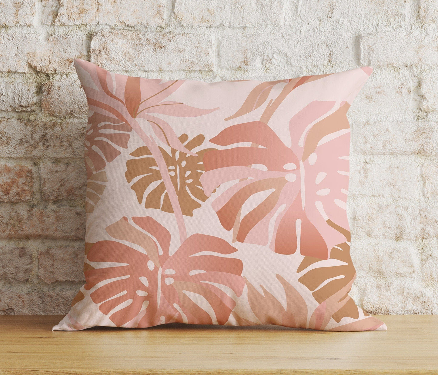Onay 2 / 12 x 12 inch (30 x 30 cm) Double Side Blush Pale Pink Cushion Cover Bedroom Decoration Printed Euro Sham Cover