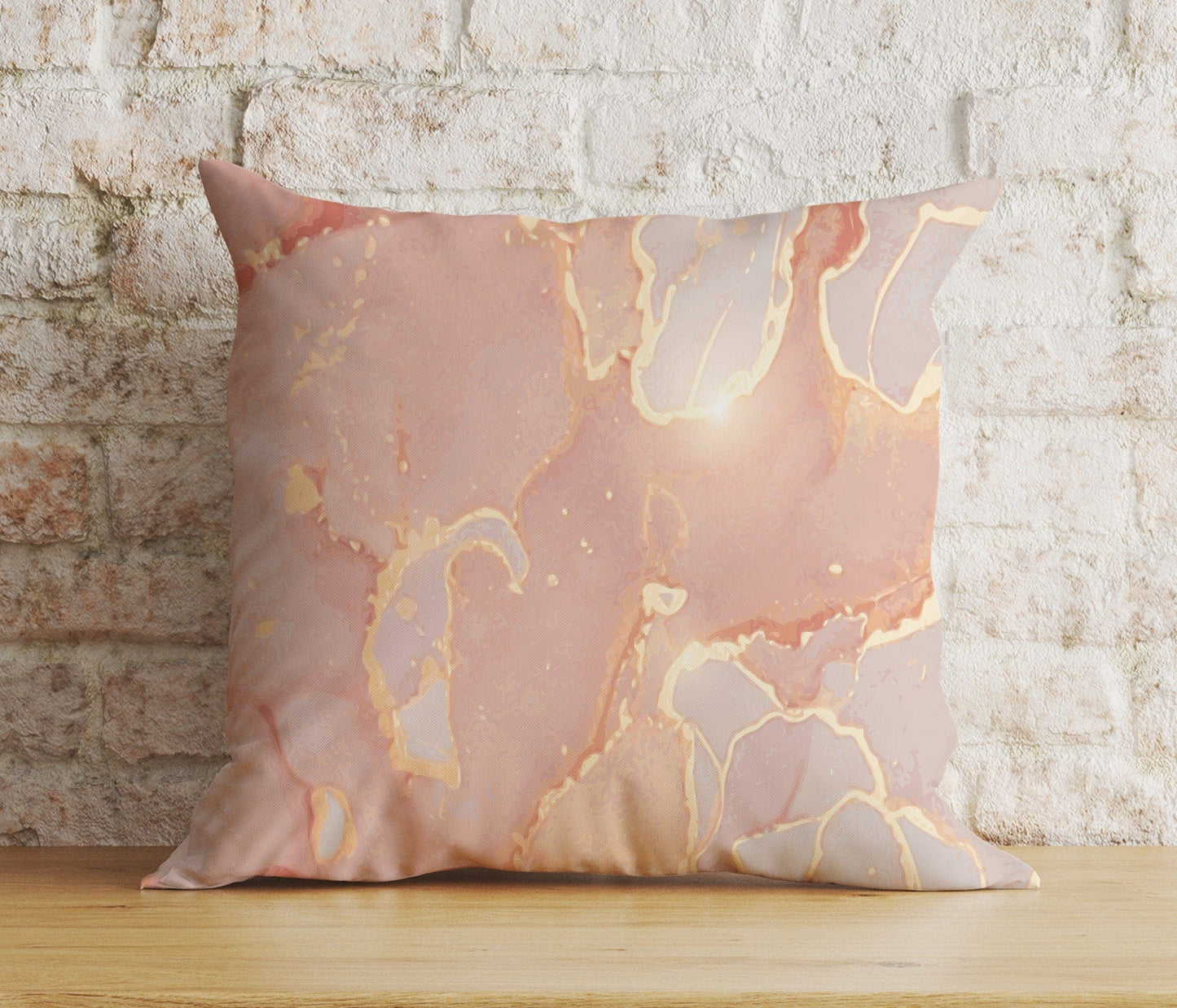 Onay 1 / 12 x 12 inch (30 x 30 cm) Double Side Blush Pale Pink Cushion Cover Bedroom Decoration Printed Euro Sham Cover